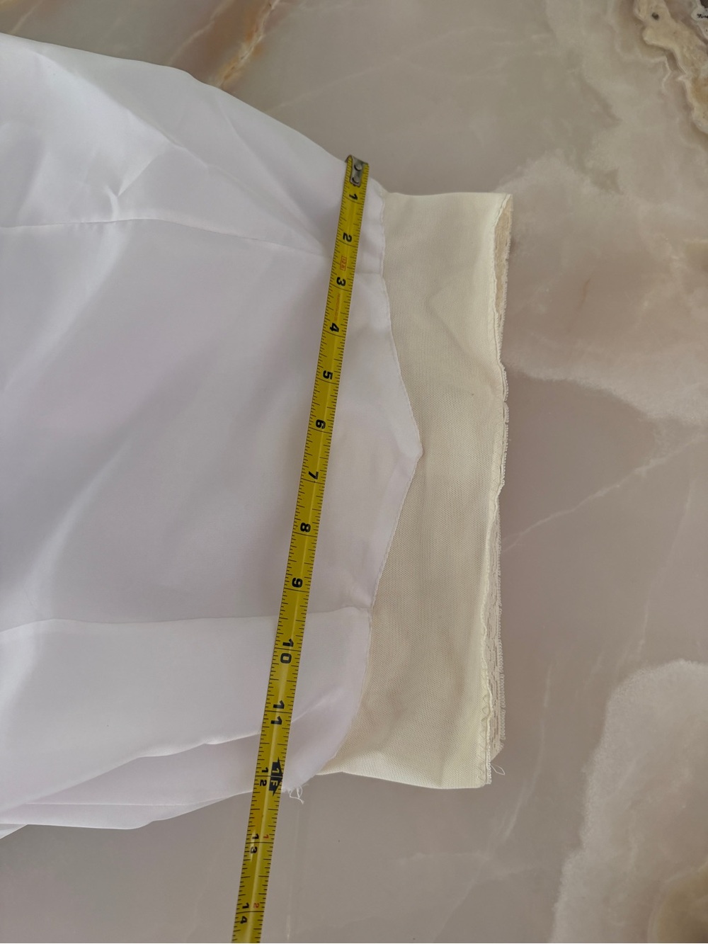 Vintage White Tiered Full-Length Women's Petticoat Skirt - Picture 3 of 11